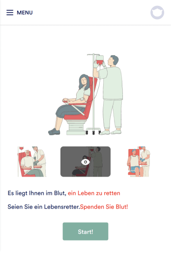 Blutspende App Template