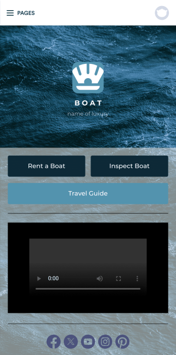 Boat Rental App Template