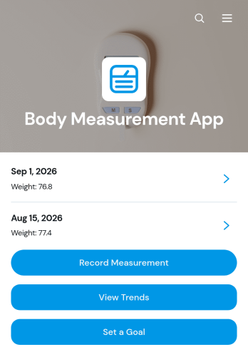 Body Measurement App Template