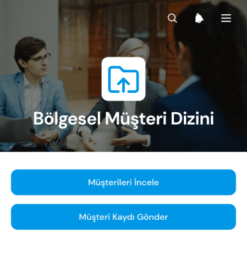 Bölgesel Müşteri Dizini Uygulama Șablonu