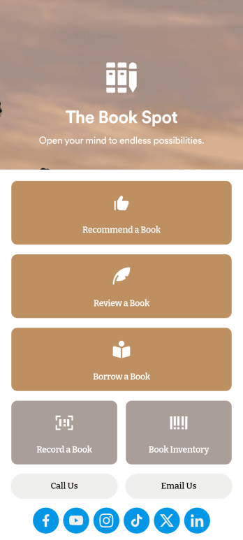 Book Recommendation App Template