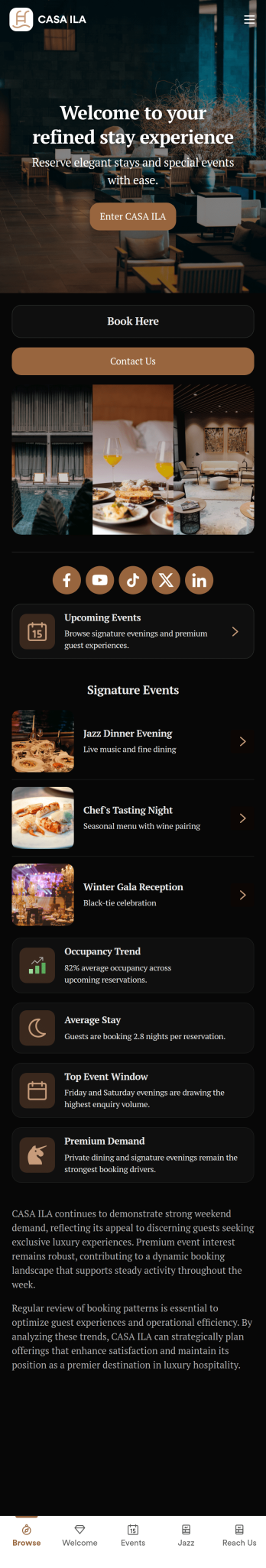Custom Booking App