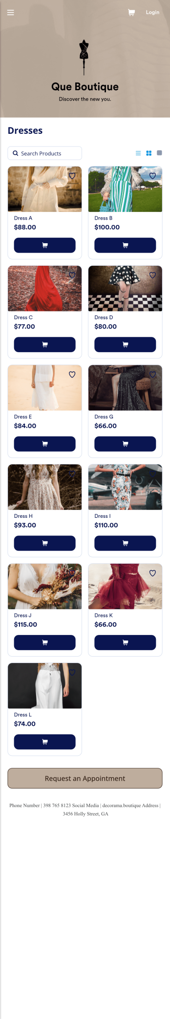 Boutique App Template