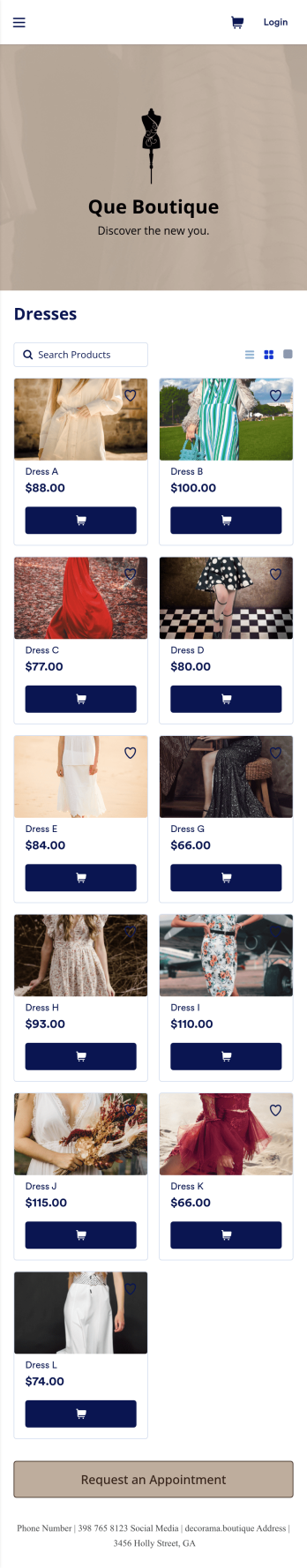 Boutique App Template