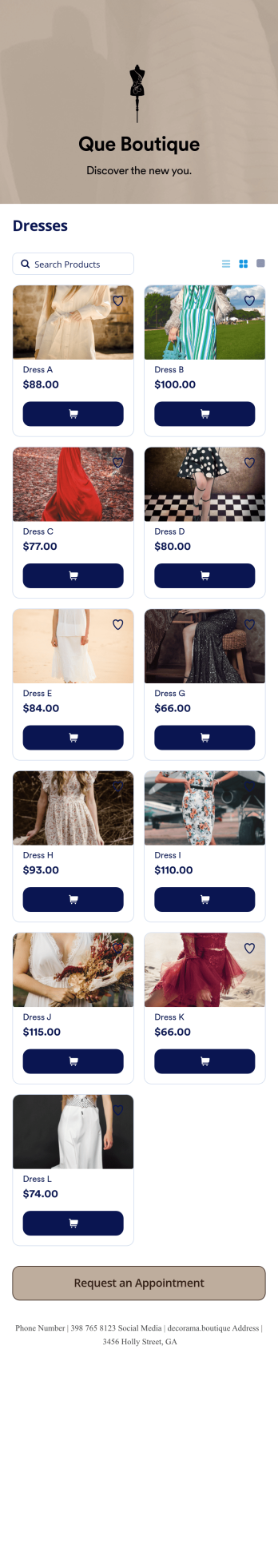Boutique App Template