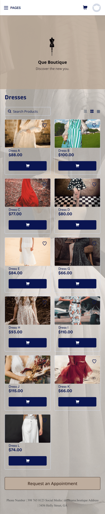 Boutique App Template