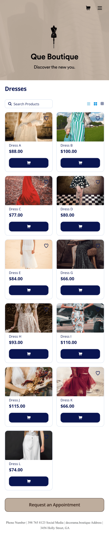 Boutique App Template