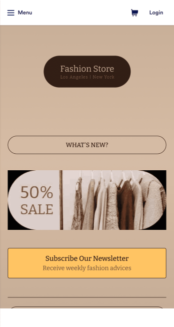 Brand Instagram Bio Link App Template