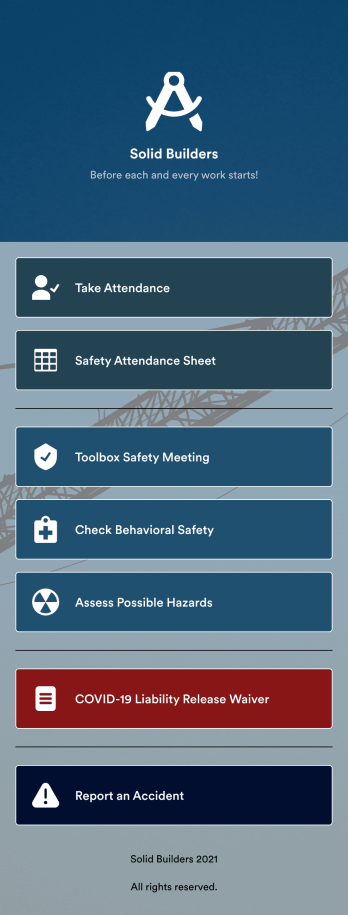Briefing App Template