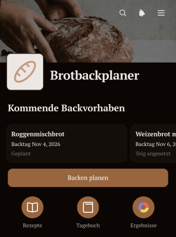 Brotbackplaner-App