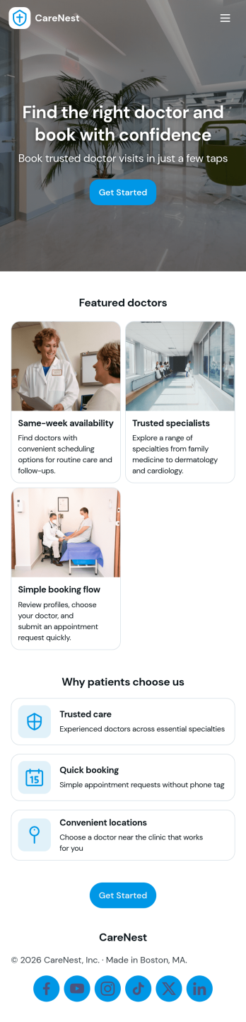 Build Doctor Appointment App Template