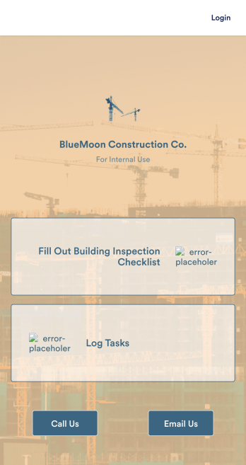 Building Inspection App Template