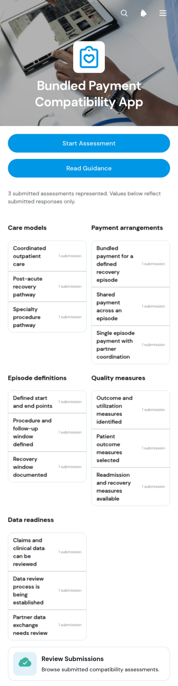 Bundled Payment Compatibility App Template