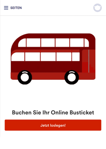 Bus Ticket Buchung App Template