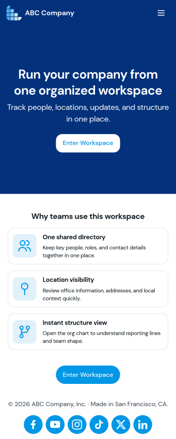 Business Management App Template