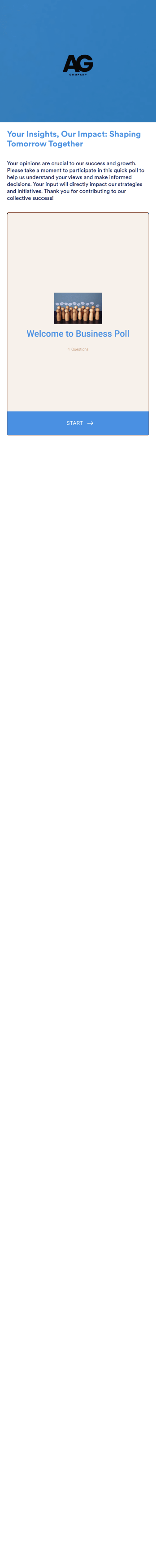 Business Poll App Template