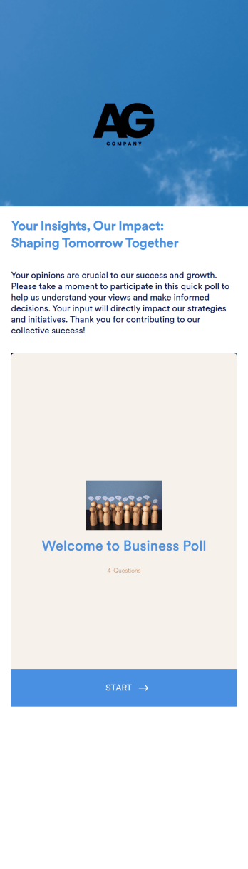 Business Poll App Template