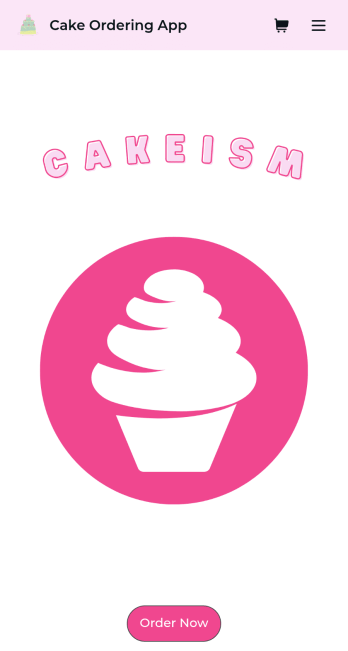 Cake Ordering App Template