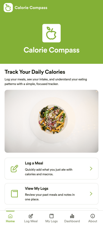 Calorie Compass App Template