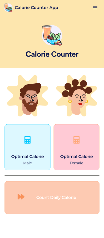 Customizable Calorie Counter App