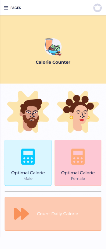 Calorie Counter App Template