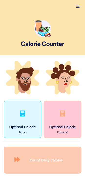 Calorie Counter App Template