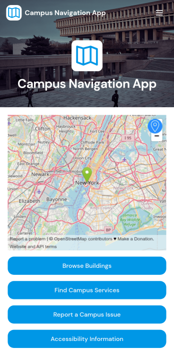 Campus Navigation App Template