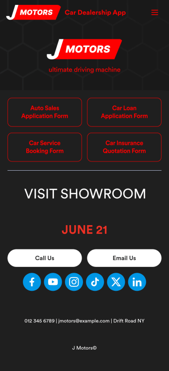 Car Dealership App Template