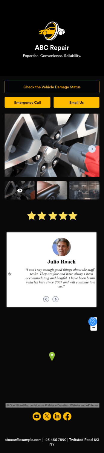 Car Repair Estimate App Template