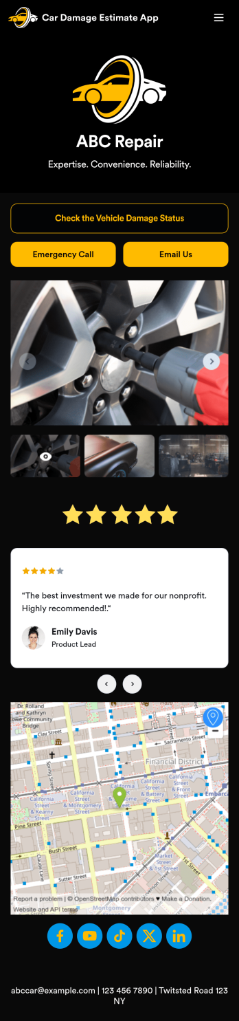 Car Repair Estimate App Template