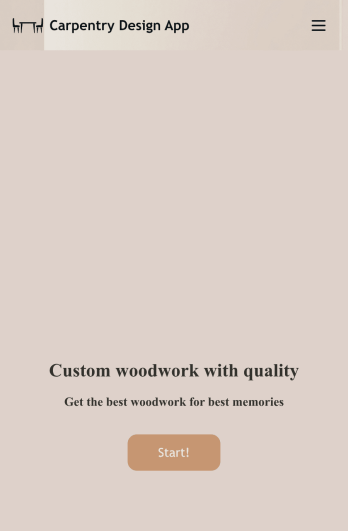 Carpentry Design App Template