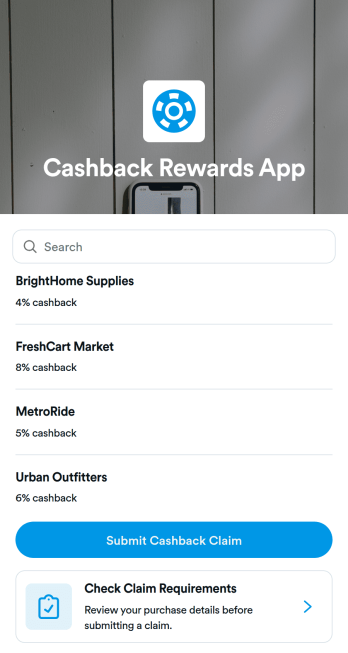 Cashback Rewards App Template