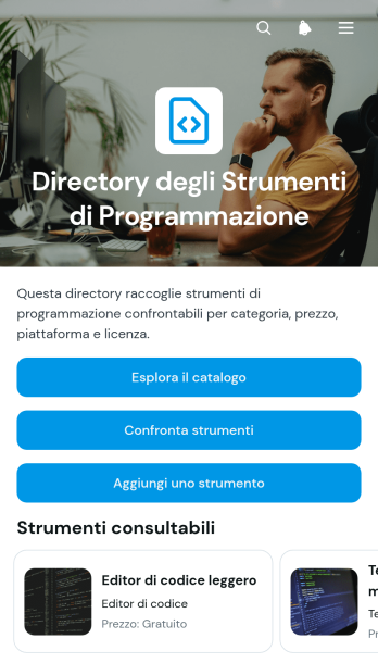 Catalogo di Strumenti di Programmazione