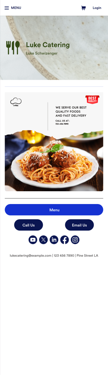 Catering App Template