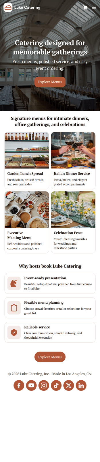Catering App Template