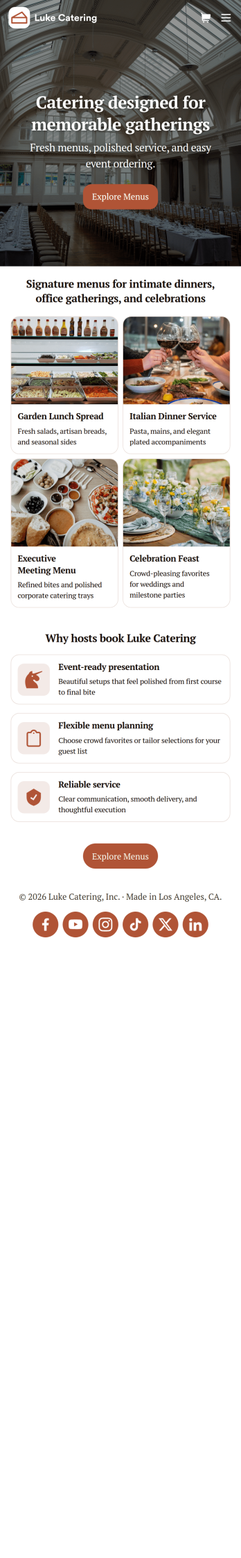 Catering App Template
