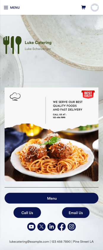 Catering App Template