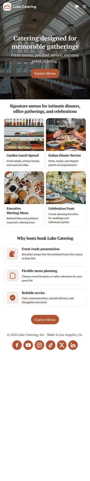 Catering App Template