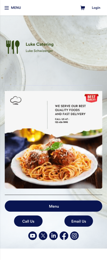 Catering App Template