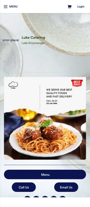 Catering App Template