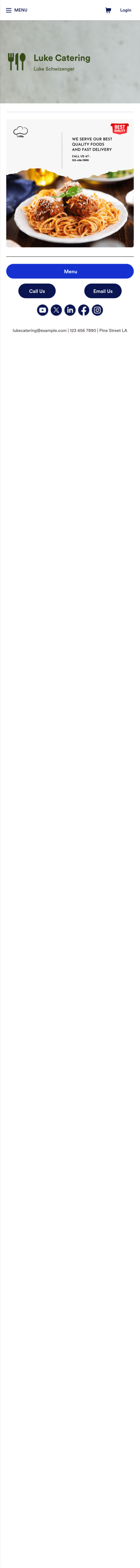 Catering App Template