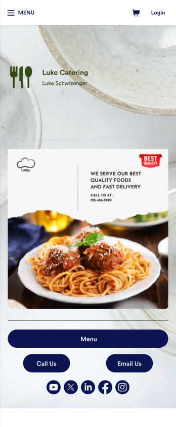 Catering App Template