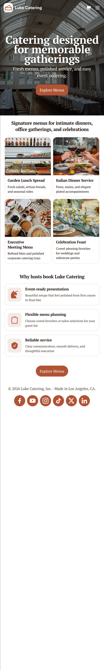 Catering App Template