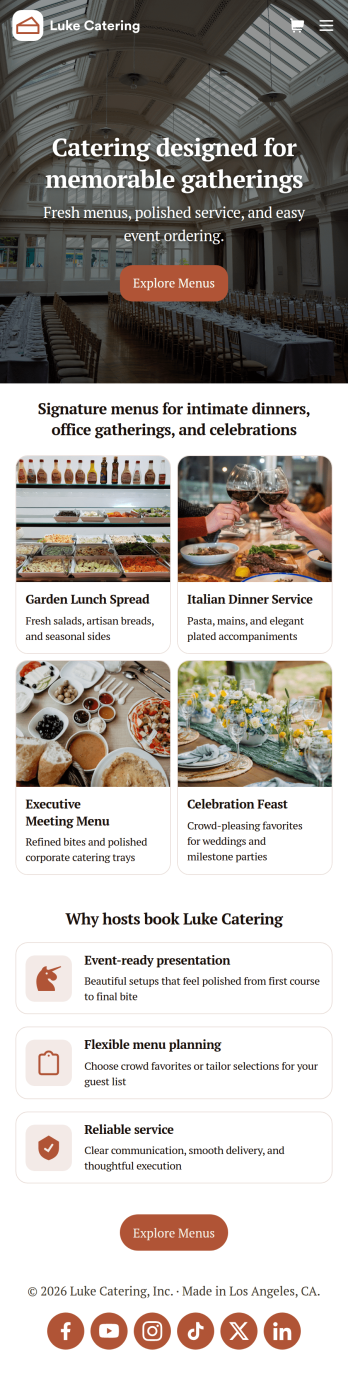 Catering App Template
