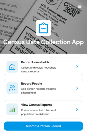 Census Data Collection App Template