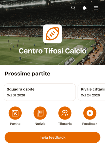 Centro per Tifosi di Calcio