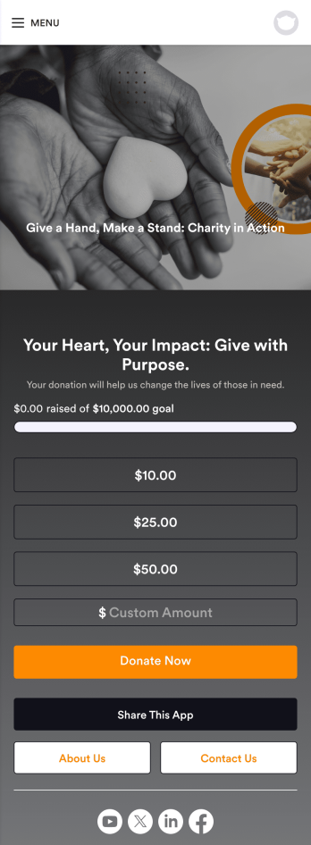 Charity Donation App Template