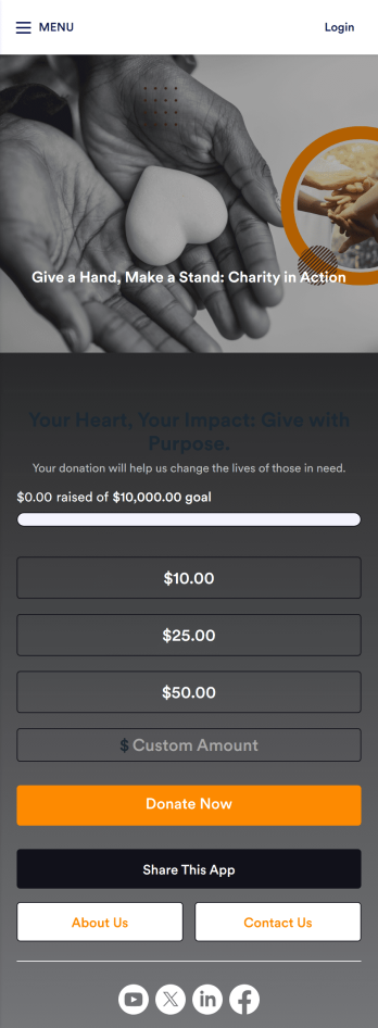 Charity Donation App Template