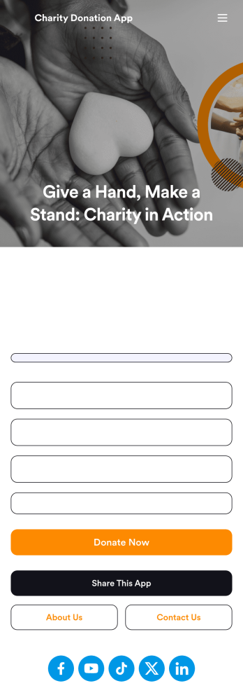 Charity Donation App Template