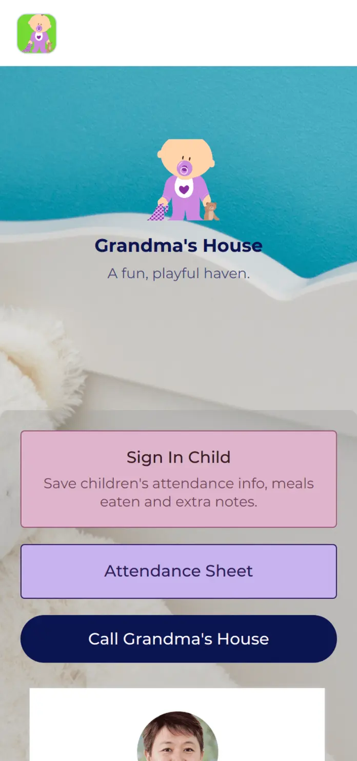 Childcare Sign In App